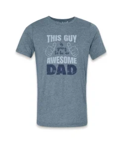 New Nayked Apparel Men'S Ridiculously Soft Lightweight Graphic Tee | Awesome Dad-To-Be