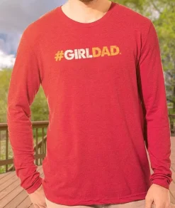 New Nayked Apparel Men'S Ridiculously Soft Lightweight Long Sleeve Graphic Tee | #Girldad