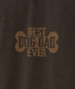 New Nayked Apparel Men'S Ridiculously Soft Lightweight Graphic Tee | Best Dog Dad