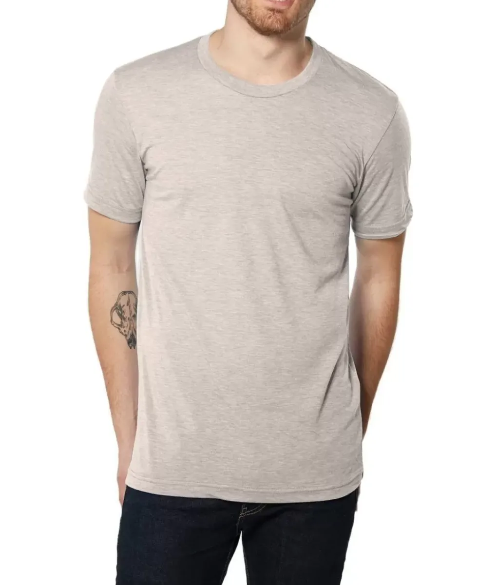 Outlet Nayked Apparel Men'S Ridiculously Soft Lightweight Crew Neck T-Shirt | Classic
