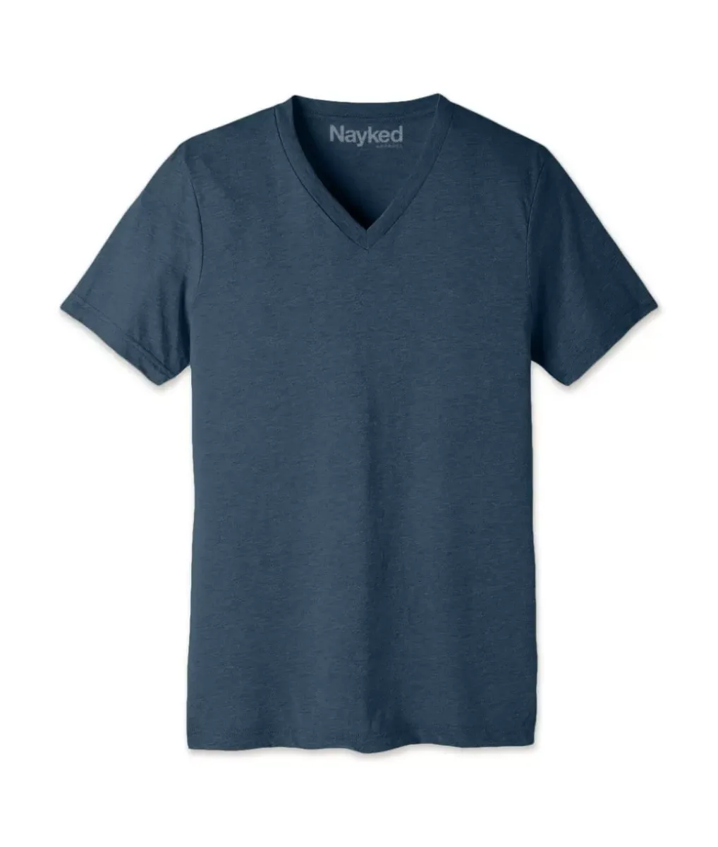 Clearance Nayked Apparel Men'S Ridiculously Soft Lightweight V-Neck T-Shirt | New Arrival Colors