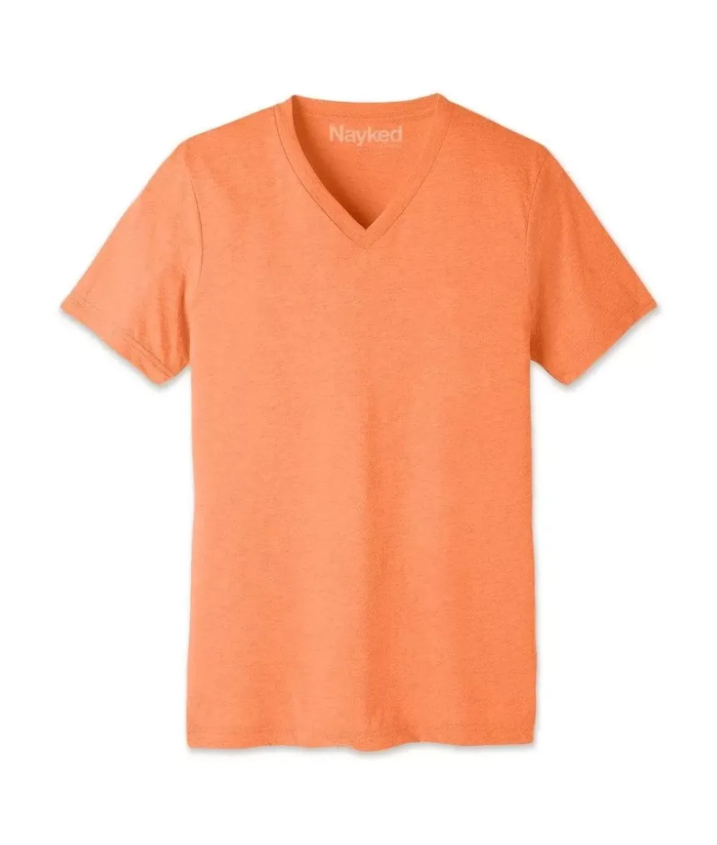 Online Nayked Apparel Men'S Ridiculously Soft Lightweight V-Neck T-Shirt | New Arrival Colors