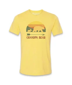 Outlet Nayked Apparel Men'S Ridiculously Soft Lightweight Graphic Tee | Grandpa Bear