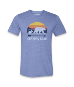Outlet Nayked Apparel Men'S Ridiculously Soft Lightweight Graphic Tee | Grandpa Bear