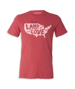 Clearance Nayked Apparel Men'S Ridiculously Soft Lightweight Graphic Tee | Land That I Love