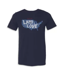 Clearance Nayked Apparel Men'S Ridiculously Soft Lightweight Graphic Tee | Land That I Love