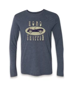 Discount Nayked Apparel Men'S Ridiculously Soft Lightweight Long Sleeve Graphic Tee | Road Trippin