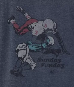 Best Nayked Apparel Men'S Ridiculously Soft Lightweight Long Sleeve Graphic Tee | Sunday Funday