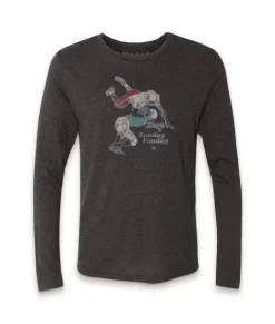 Best Nayked Apparel Men'S Ridiculously Soft Lightweight Long Sleeve Graphic Tee | Sunday Funday