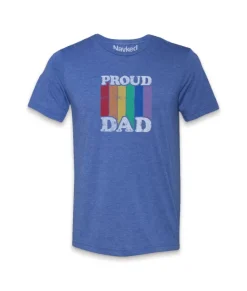 Clearance Nayked Apparel Men'S Ridiculously Soft Lightweight Graphic Tee | Proud Dad