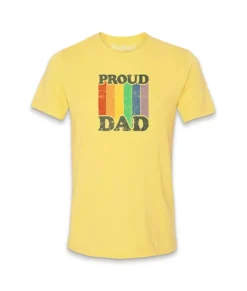 Clearance Nayked Apparel Men'S Ridiculously Soft Lightweight Graphic Tee | Proud Dad
