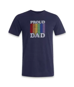 Clearance Nayked Apparel Men'S Ridiculously Soft Lightweight Graphic Tee | Proud Dad
