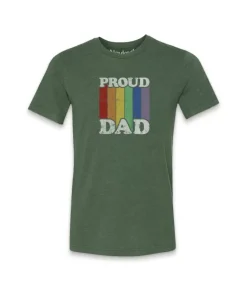 Clearance Nayked Apparel Men'S Ridiculously Soft Lightweight Graphic Tee | Proud Dad