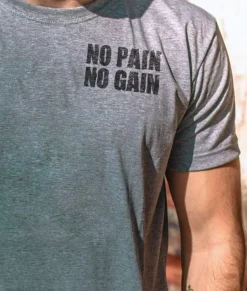Fashion Nayked Apparel Men'S Ridiculously Soft Lightweight Graphic Tee | No Pain No Gain