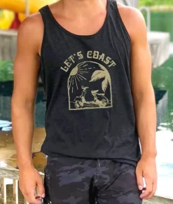 Discount Nayked Apparel Men'S Ridiculously Soft Lightweight Graphic Tank | Let'S Coast