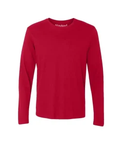 Best Nayked Apparel Men'S Ridiculously Soft Long Sleeve 100% Cotton T-Shirt