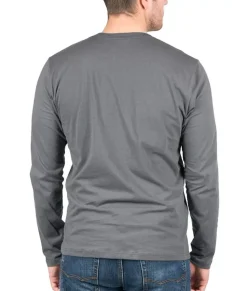 Best Nayked Apparel Men'S Ridiculously Soft Long Sleeve 100% Cotton T-Shirt