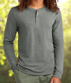 Hot Nayked Apparel Men'S Ridiculously Soft Long Sleeve Henley