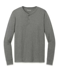 Hot Nayked Apparel Men'S Ridiculously Soft Long Sleeve Henley