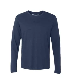 New Nayked Apparel Men'S Ridiculously Soft Long Sleeve 100% Cotton T-Shirt