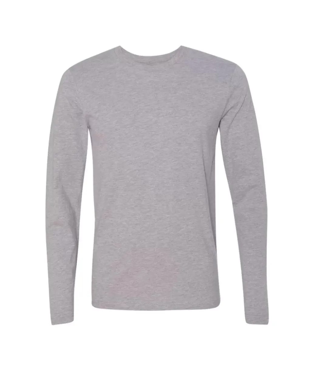 New Nayked Apparel Men'S Ridiculously Soft Long Sleeve 100% Cotton T-Shirt