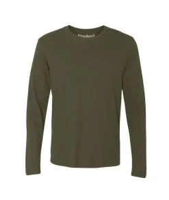 New Nayked Apparel Men'S Ridiculously Soft Long Sleeve 100% Cotton T-Shirt