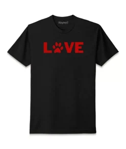 Best Nayked Apparel Men'S Ridiculously Soft Midweight Valentine'S Day Graphic T-Shirt | Love My Pet