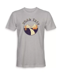 Clearance Nayked Apparel Men'S Ridiculously Soft Midweight Graphic Tee | Road Trip