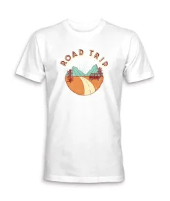 Clearance Nayked Apparel Men'S Ridiculously Soft Midweight Graphic Tee | Road Trip