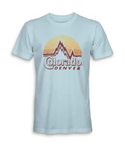 Hot Nayked Apparel Men'S Ridiculously Soft Midweight Graphic Tee | Denver Colorado