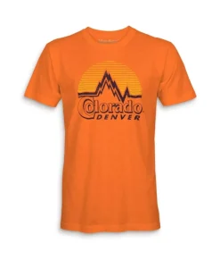 Hot Nayked Apparel Men'S Ridiculously Soft Midweight Graphic Tee | Denver Colorado