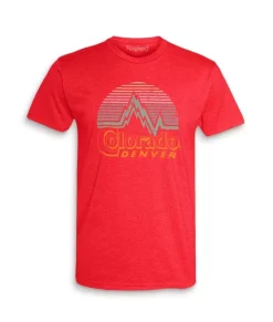 Hot Nayked Apparel Men'S Ridiculously Soft Midweight Graphic Tee | Denver Colorado