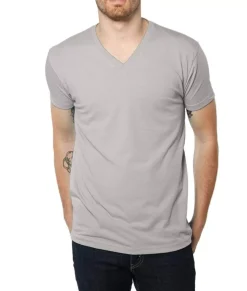 Online Nayked Apparel Men'S Ridiculously Soft Midweight V-Neck