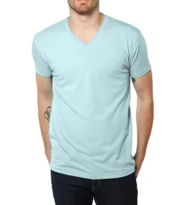 Online Nayked Apparel Men'S Ridiculously Soft Midweight V-Neck