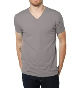Online Nayked Apparel Men'S Ridiculously Soft Midweight V-Neck