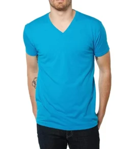 Online Nayked Apparel Men'S Ridiculously Soft Midweight V-Neck
