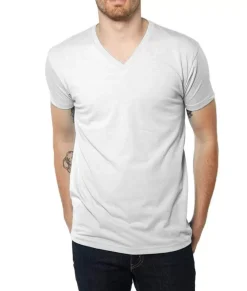 Online Nayked Apparel Men'S Ridiculously Soft Midweight V-Neck