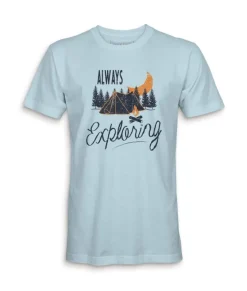 Hot Nayked Apparel Men'S Ridiculously Soft Midweight Graphic Tee | Always Exploring