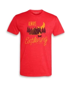 Hot Nayked Apparel Men'S Ridiculously Soft Midweight Graphic Tee | Always Exploring