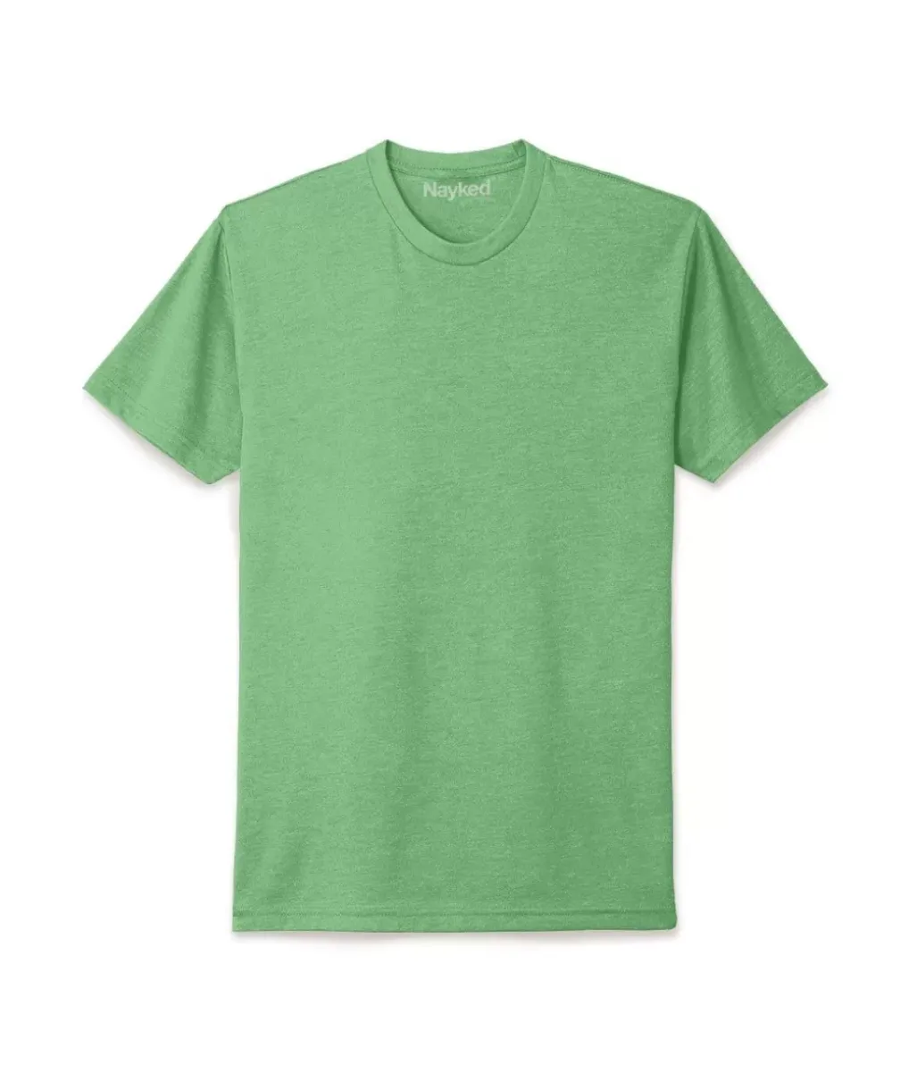 Online Nayked Apparel Men'S Ridiculously Soft Midweight Crew T-Shirt | New Arrival Colors