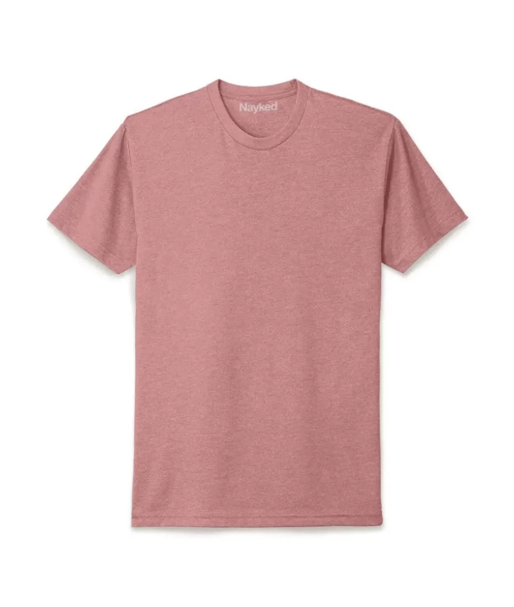 Online Nayked Apparel Men'S Ridiculously Soft Midweight Crew T-Shirt | New Arrival Colors