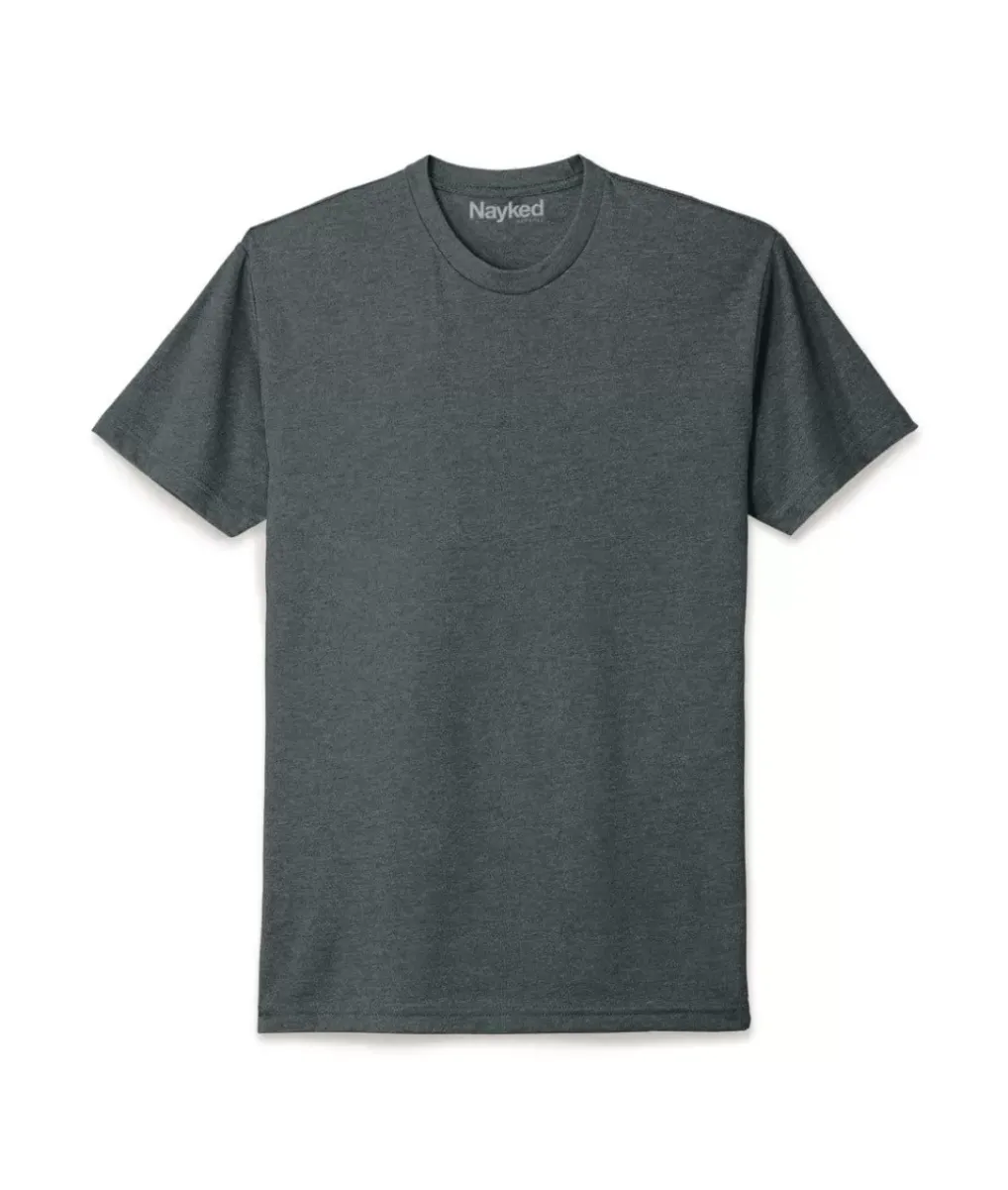 Online Nayked Apparel Men'S Ridiculously Soft Midweight Big Crew T-Shirt