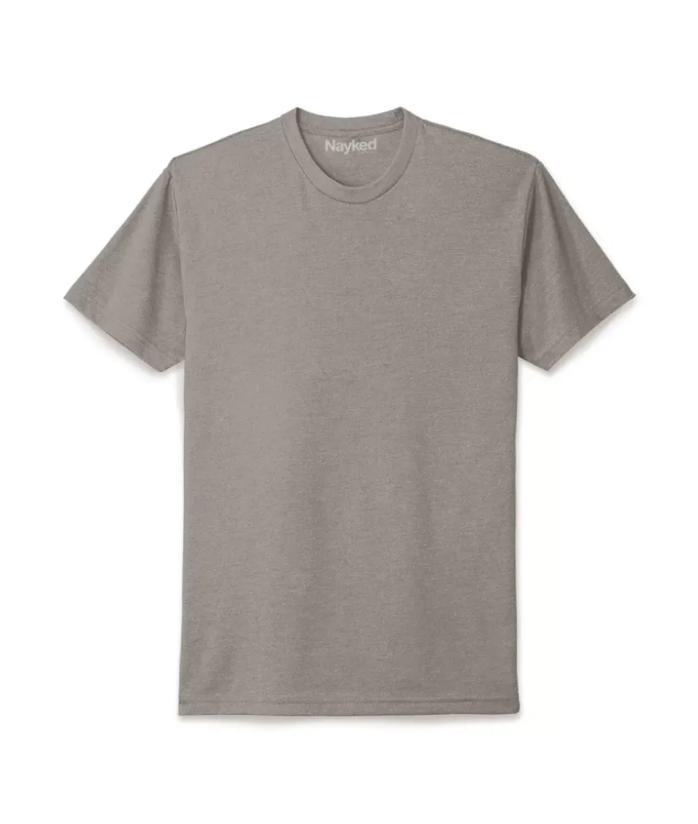 Online Nayked Apparel Men'S Ridiculously Soft Midweight Big Crew T-Shirt