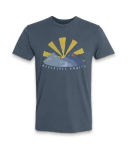 Discount Nayked Apparel Men'S Ridiculously Soft Midweight Graphic Tee | Adventure Awaits