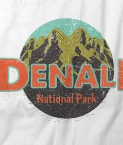 Hot Nayked Apparel Men'S Ridiculously Soft Midweight Graphic Tee | Denali National Park
