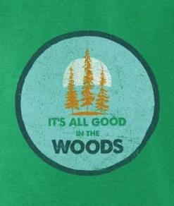 Hot Nayked Apparel Men'S Ridiculously Soft Midweight Graphic Tee | All Good In The Woods
