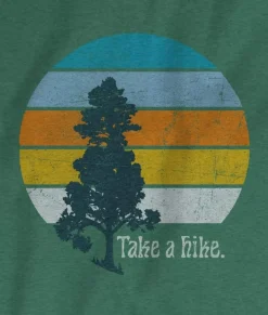 Sale Nayked Apparel Men'S Ridiculously Soft Midweight Raglan Hooded Graphic Sweatshirt | Take A Hike