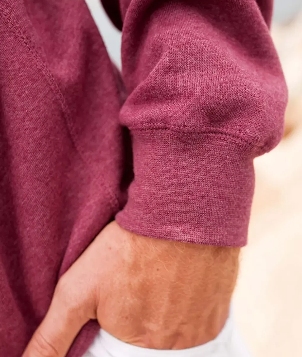 Outlet Nayked Apparel Men'S Ridiculously Soft Midweight Raglan Pullover