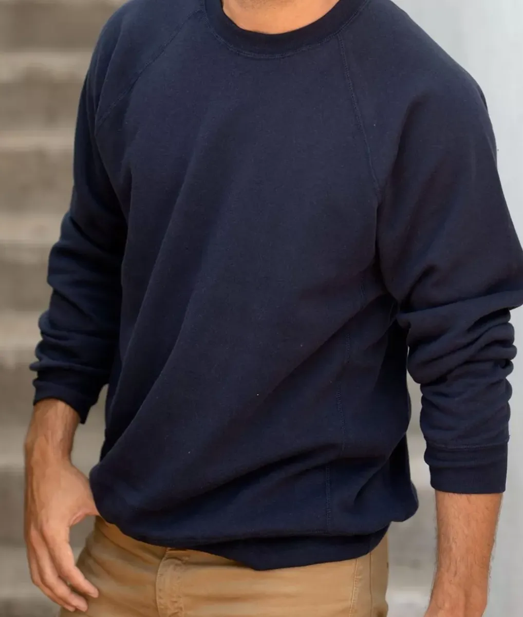 Outlet Nayked Apparel Men'S Ridiculously Soft Midweight Raglan Pullover