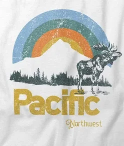 Clearance Nayked Apparel Men'S Ridiculously Soft Midweight Graphic Tee | Pacific Northwest